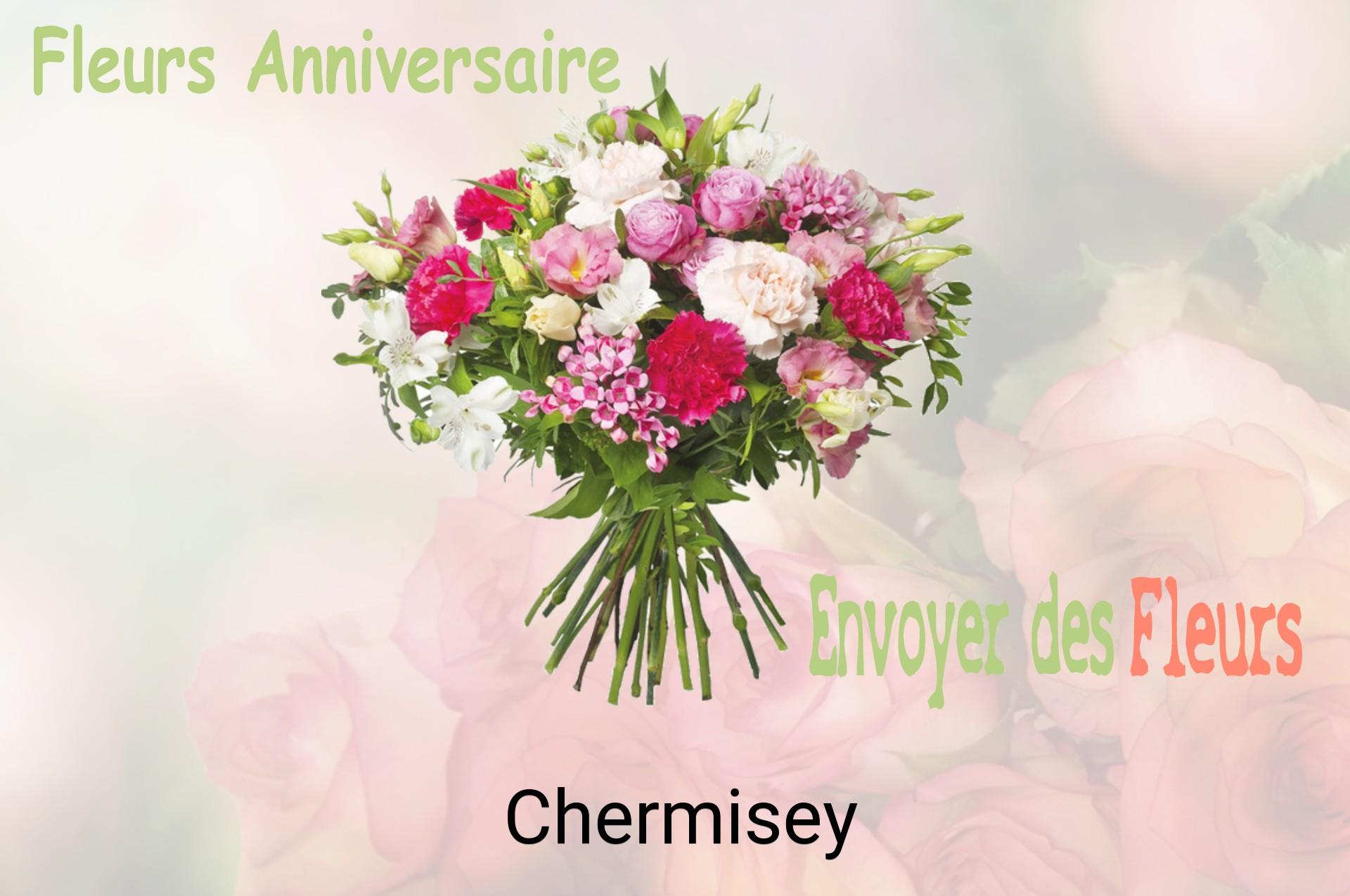 Bouquet de fleurs d’anniversaire livré à Chermisey